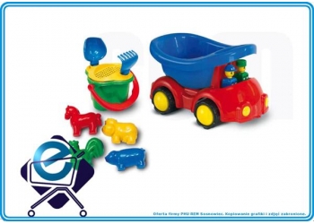 HEMAR Samochód Ptyś z kpl. Kogucik - 8el.