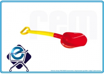 HEMAR Łopatka duża do piasku DWUKOLOROWA