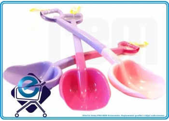 HEMAR Łopatka duża do piasku DWUKOLOROWA R