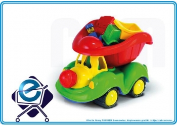 HEMAR Samochód Pajacyk z klockami K2