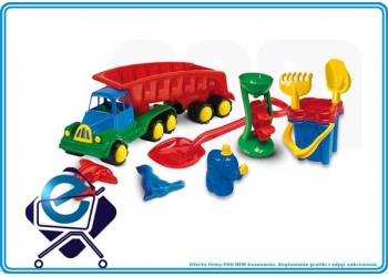 HEMAR Samochód z naczepą z dod. i Zamkiem