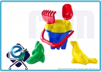 ZAMEK 6 el. - kpl. dla dzieci do piaskownicy +10M