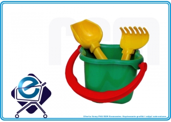 ZABAWKI do PIASKOWNICY Koniczynka - 3 el. +10M