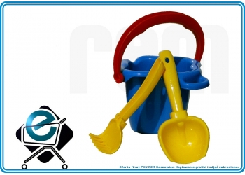 ZABAWKI do PIASKOWNICY Kogucik - 3 el. +10M