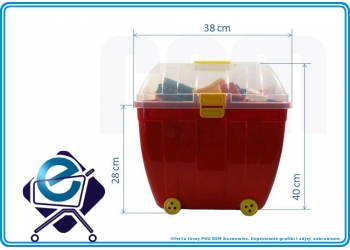 HEMAR Polskie klocki K2 (30mm) i KUFEREK duży +3L