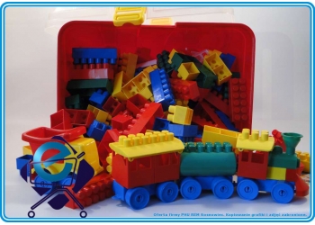 HEMAR Polskie klocki K2 (30mm) i KUFEREK duży +3L