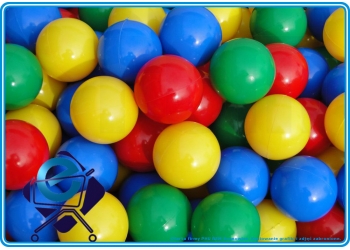 PIŁKI do suchych basenów, do zabawy - 10 szt.