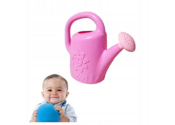 konewka Słoneczko różowa zabawka ogrodowa dla dzieci mała lekka 1,8 litra