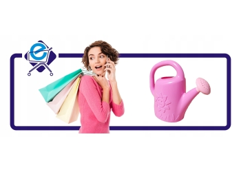 konewka Słoneczko różowa zabawka ogrodowa dla dzieci mała lekka 1,8 litra