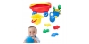 DZIECIĘCY WÓZEK z rączką do ciągnięcia z zestawem do piasku 10 elem. POLSKI