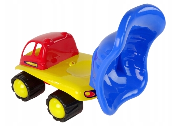 SAMOCHÓD WYWROTKA z kompletem mini do piaskownicy Koniczynka 8 el. - HEMAR