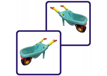 TACZKA OGRODOWA DużA dla dzieci do piasku piaskownicy plażę POLSKA HEMAR jn