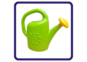 konewka Słoneczko zielona zabawka ogrodowa dla dzieci mała lekka 1,8 litra