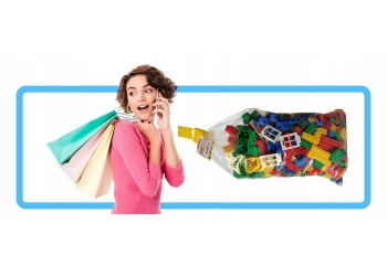 POLSKIE klocki konstrukcyjne plastikowe HEMAR K1 zestaw MAX w worku