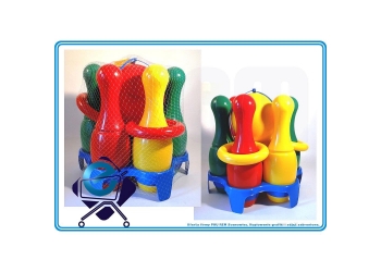 Duże kolorowe KRĘGLE kula z otworami obręcze SERSO