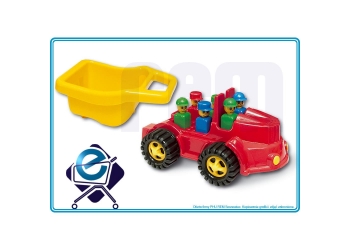 JEEP - samochód wywrotka z 2 kierowcami i 4 pasażerami / HEMAR