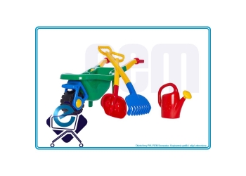 TACZKA MAŁY OGRODNIK łopata grabie konewka HEMAR