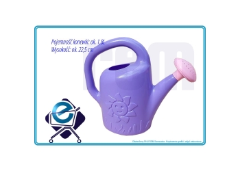 Konewka SŁONECZKO 1,8l nie tylko dla dzieci FIOLET