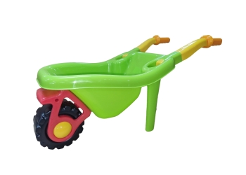 Duża TACZKA do piasku DLA DZIECI, ogrodowa, na plażę, JASNO ZIELONA HEMAR