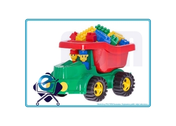 JEEP - samochód wywrotka z klockami K2 / HEMAR