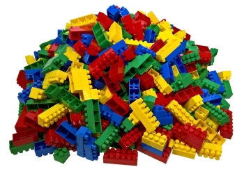 HEMAR Klocki dla dzieci K2 30 mm 5kg ponad 600 szt