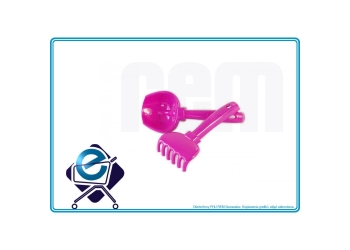 MINI zabawka - Łopatka Grabki dla dziewczynek +10M