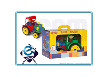 TRAKTOR karton HEMAR koła gumowe skrętne PL +3L