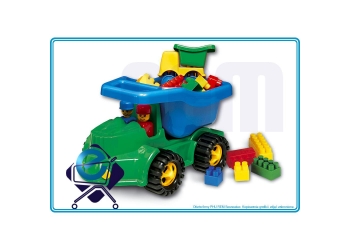 JEEP - samochód wywrotka z klockami K2 / HEMAR