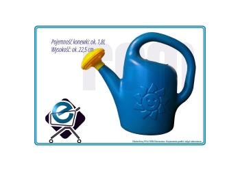 Konewka SŁONECZKO 1,8l nie tylko dla dzieci +10M